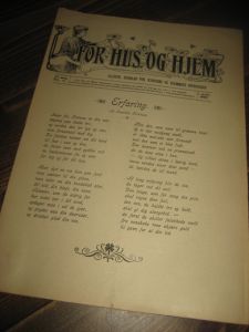 1907,nr 009, FOR HUS OG HJEM.