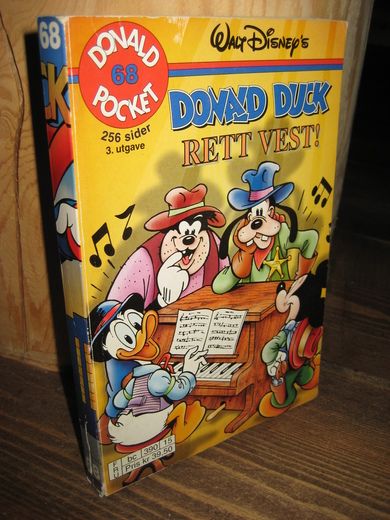 1999 nr 068 3 utgave DONALD DUCK RETT VEST!!