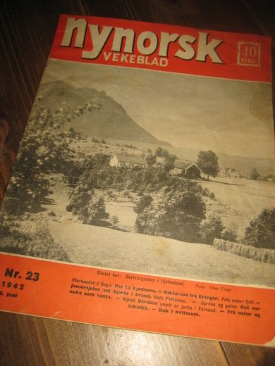 1942,nr 023, Nynorsk VEKEBLAD