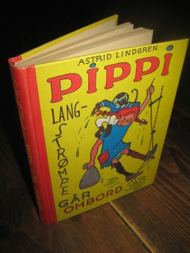 LINDGREN ASTRID: PIPPI langstrømpe GÅR OMBORD1981