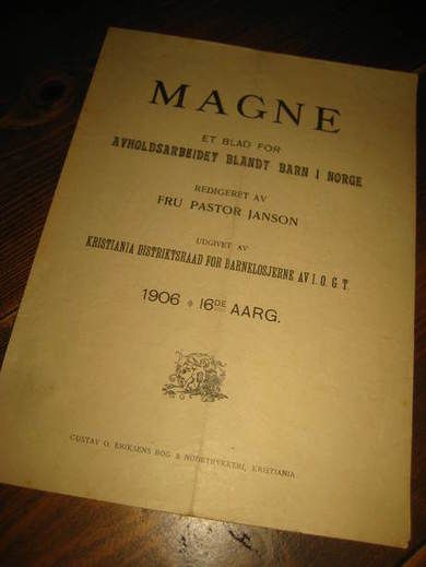 1906 MAGNE BARNEBLAD