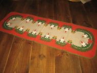 Pen juleduk ca 100 * 32 cm stor 60 tallet