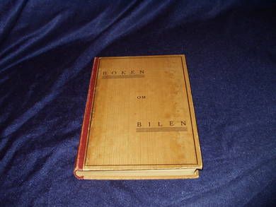 Rønning, Axel: Boken om bilen. 1944.