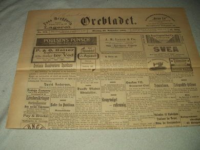 1905 nr 272 Ørebladet