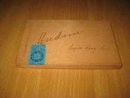 Finereske HUDSON, importert av Fredrik Jebe, Oslo, ca 15*9*1 cm stor. 