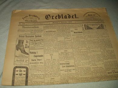 1905 nr 205 Ørebladet