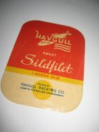 Sildfilet, fra HAVGULL PACKING CO, STAVANGER.