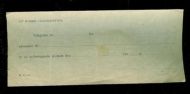 Blankett nr 6a fra DET NORSKE TELEGRAFVESEN på        20 tallet