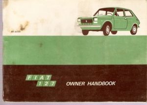 FIAT 127 OWNER HANDBOOK. 1972
