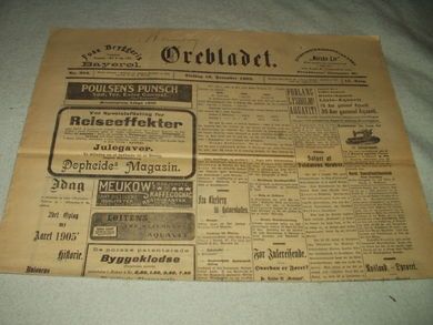 1905 nr 304 Ørebladet