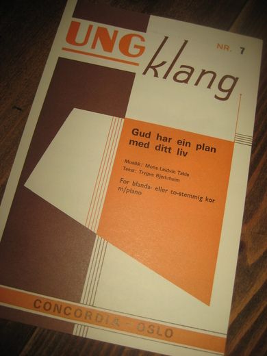 UNG KLANG NR 7, Gud har en plan med ditt liv. 
