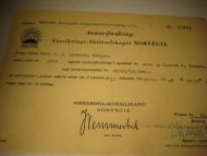 Forsikrings- Aktieselskapet NORVEGIA, Nr. 15082, 1948.