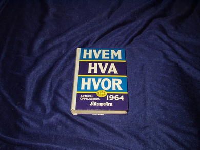 1964 HVEM HVA HVOR