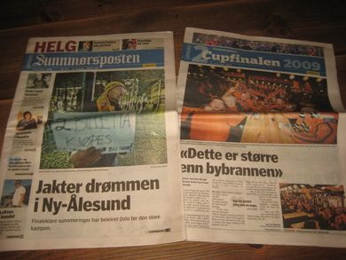 2009 nr 260 SUNNMØRSPOSTEN Aafk cup gull!!