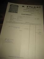 M KVAMME BERGEN 19 2 1954 17798
