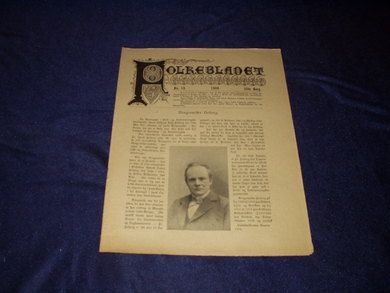 1909 nr 016 Folkebladet