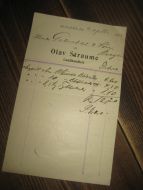 MODALEN 9 SEPTEMBER 1905 Fra Olav Straume Landhandleri