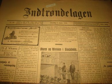 1916 nr 042 Indtrøndelagen