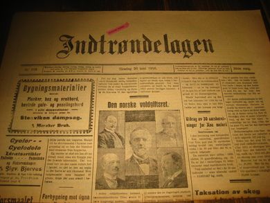1916 nr 116 Indtrøndelagen