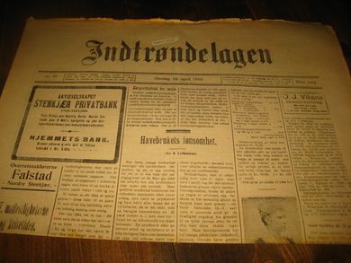 1916 nr 077 Indtrøndelagen