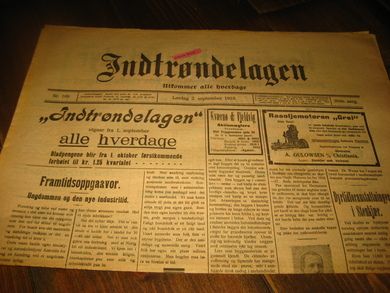 1916 nr 168 Indtrøndelagen