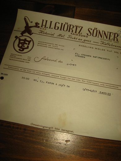 GIØRTZ SØNNER AALESUND 1963