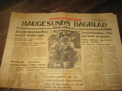 1947 nr 176 HAUGESUNDS DAGBLAD
