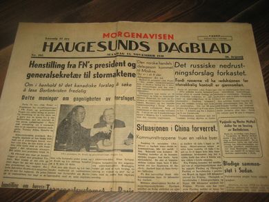 1948 nr 265 HAUGESUNDS DAGBLAD