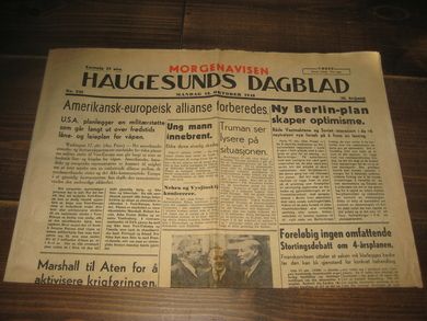 1948 nr 242 HAUGESUNDS DAGBLAD