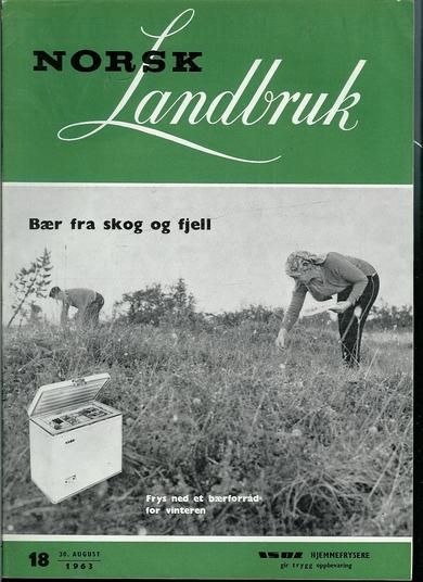 1963 nr 018 NORSK Landbruk