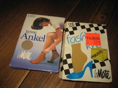 Lot kne strømper fra La Mote, 60-70 tallet. 