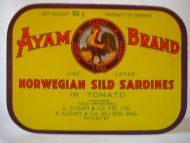 AYAM BRAND NORWEGIAN SILD SARDINES IN TOMATO