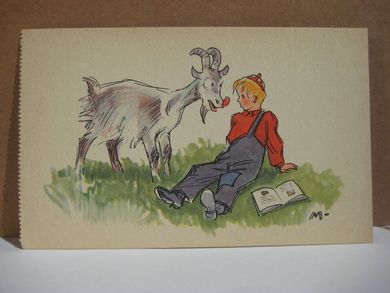 Nils og Blåmannkort fra 50 tallet, Mauritz 44 gr / 120.