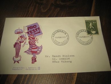 PROTEST KØBENHAVN 25 FEBRUAR 1971