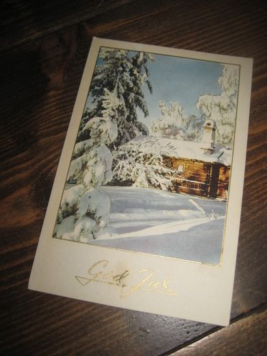Pent kort, brukt med frimerke og stempel FJØSANGER 19.12.59..
