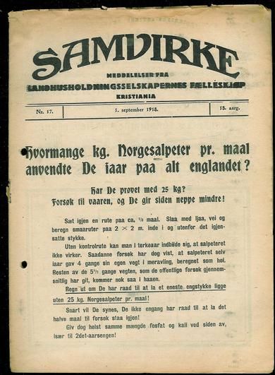 1918,nr 017, SAMVIRKE.