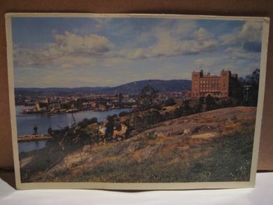 OSLO, Utsikt fra Sjømannsskolen. 20.11.1958.