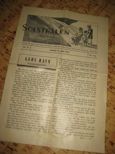 1941 nr 015 SOLSTRÅLEN