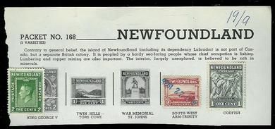 New Foundland, 3 merker fra 1928