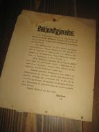 Bekjentgjørelse fra 1895.