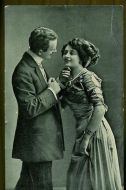 Meget pent postkort fra tidleg 1900