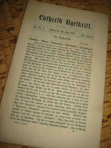1881 nr 023 Luthersk Ugeskrift