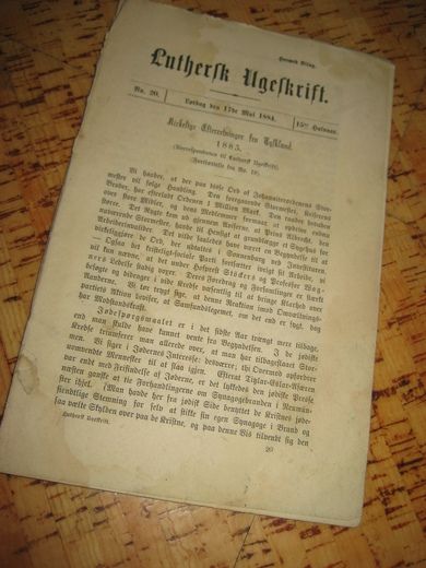 1884 nr 020 Luthersk Ugetidskrift