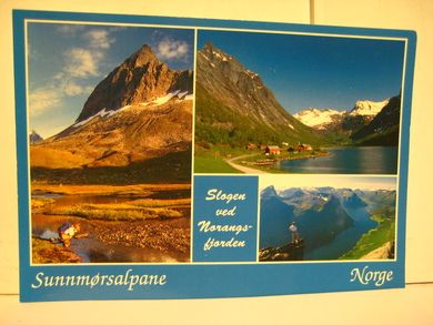 Sunnmørsalpane Slogen ved Norangs fjorden