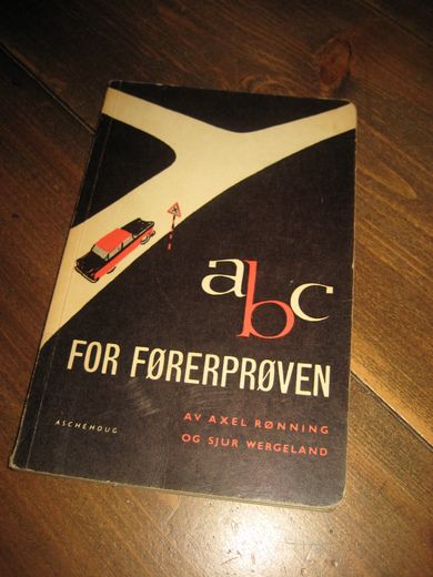 RØNNING: ABC FOR FØRERPRØVEN. 1962. 
