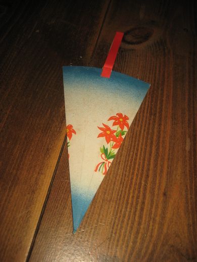 Ubrukt 6 kanta julekurv fra 40 tallet Laga av papp dekorativ Er ferdigbretta må berre presses ut til en kurv Nr 7