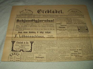 1905 nr 273 Ørebladet