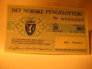 1984 Trekning 803 Nr 0964267