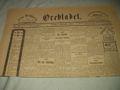 1905 nr 206 Ørebladet