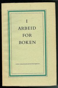 CARLSEN / JØRANLID: I ARBEID FOR BOKEN. 1961